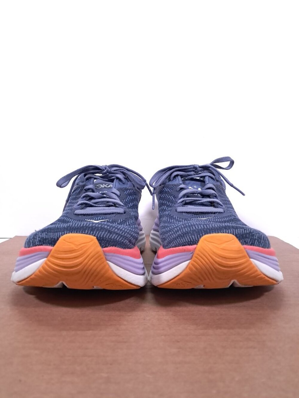Hoka Gaviota 5 Shoes Women 9.5 B Anchor / Grapefruit Athletic Running Sneakers - Picture 8 of 16